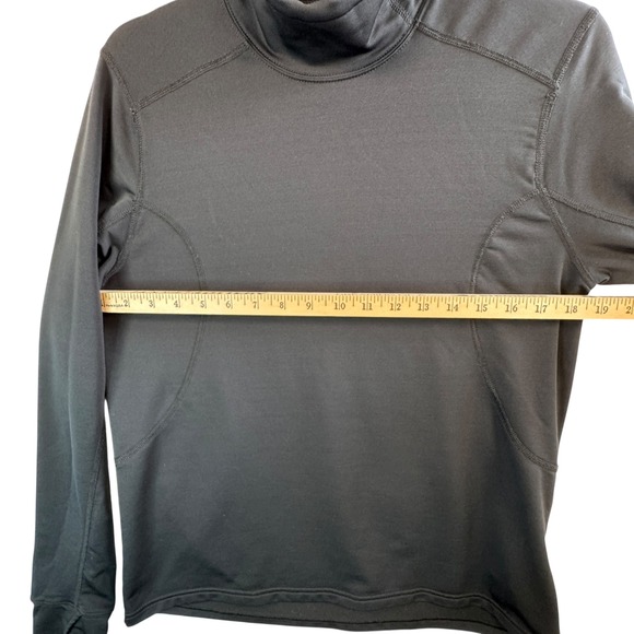 Nike Dri-Fit‎ L Black Long Sleeve Thumbhole Turtleneck Womens Base Layer - Picture 4 of 9